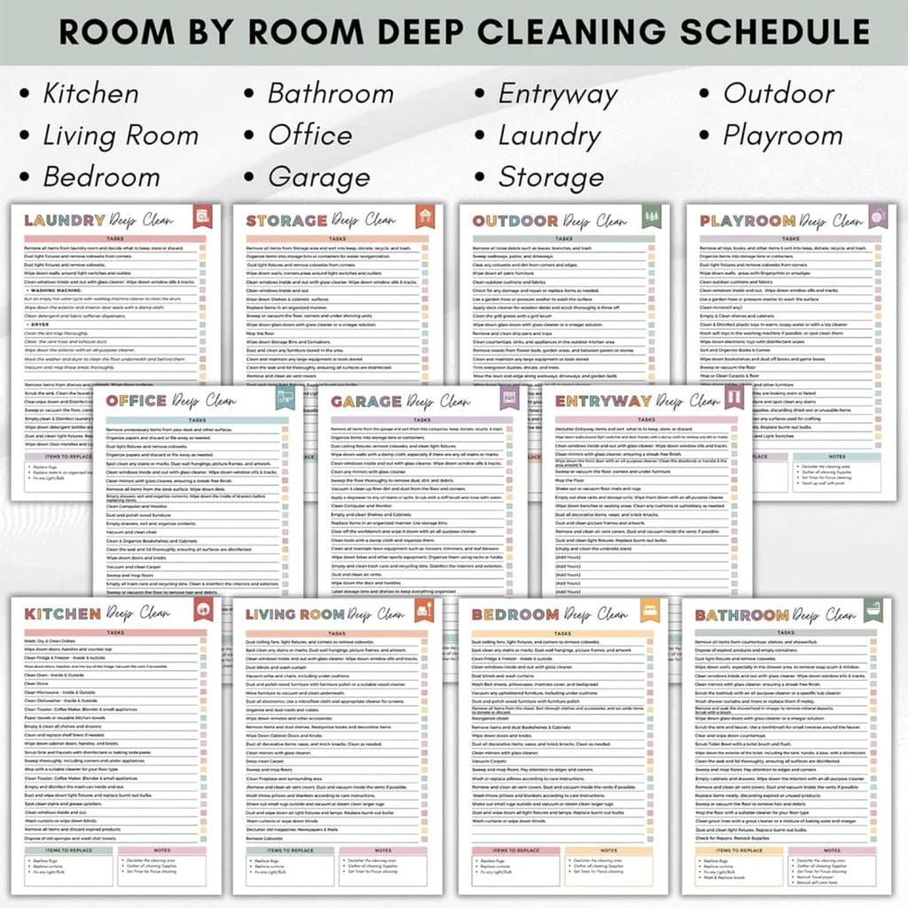 Sage Planner - ADHD Cleaning Journal